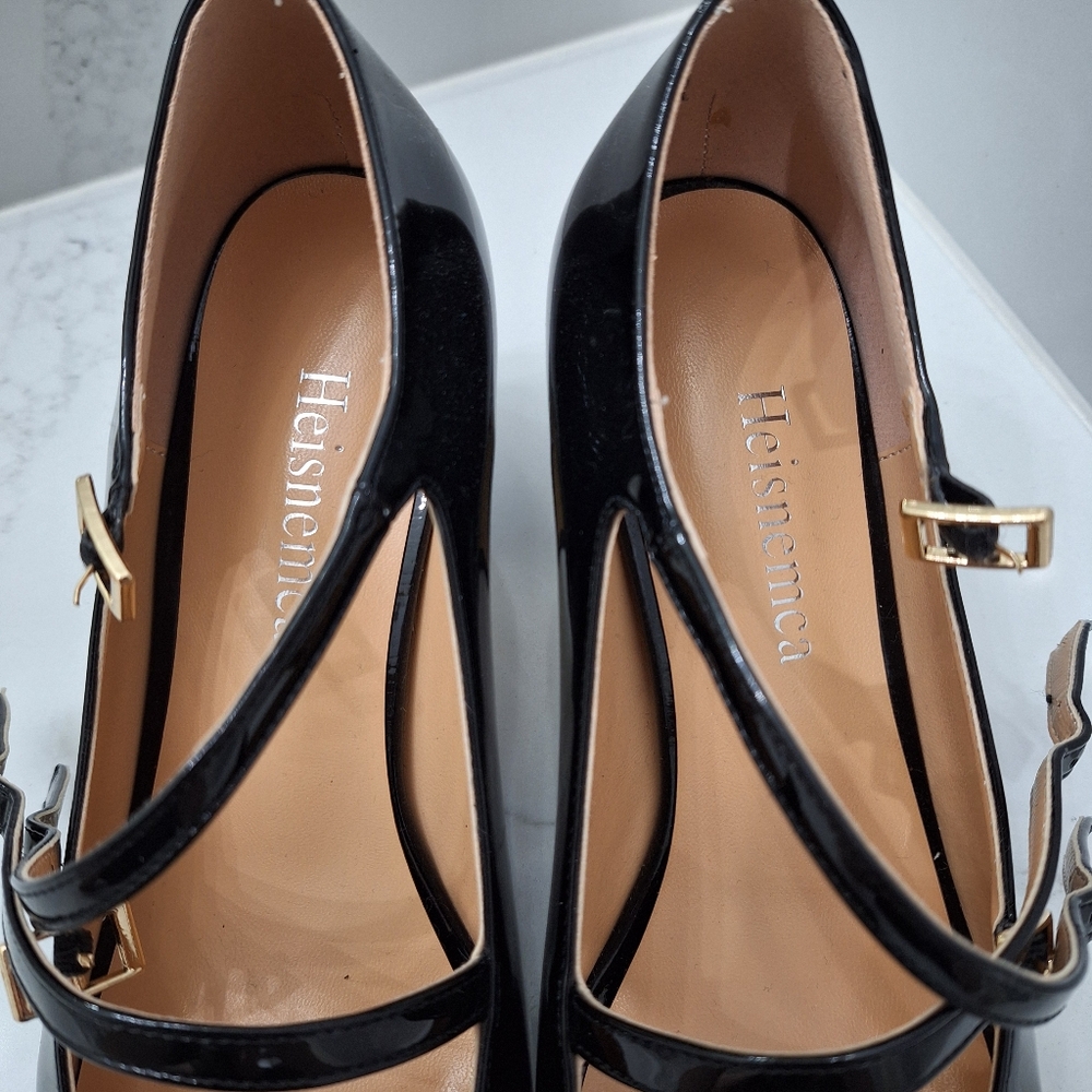 Heisnemca Patent Block Heels - Picture 4 of 13